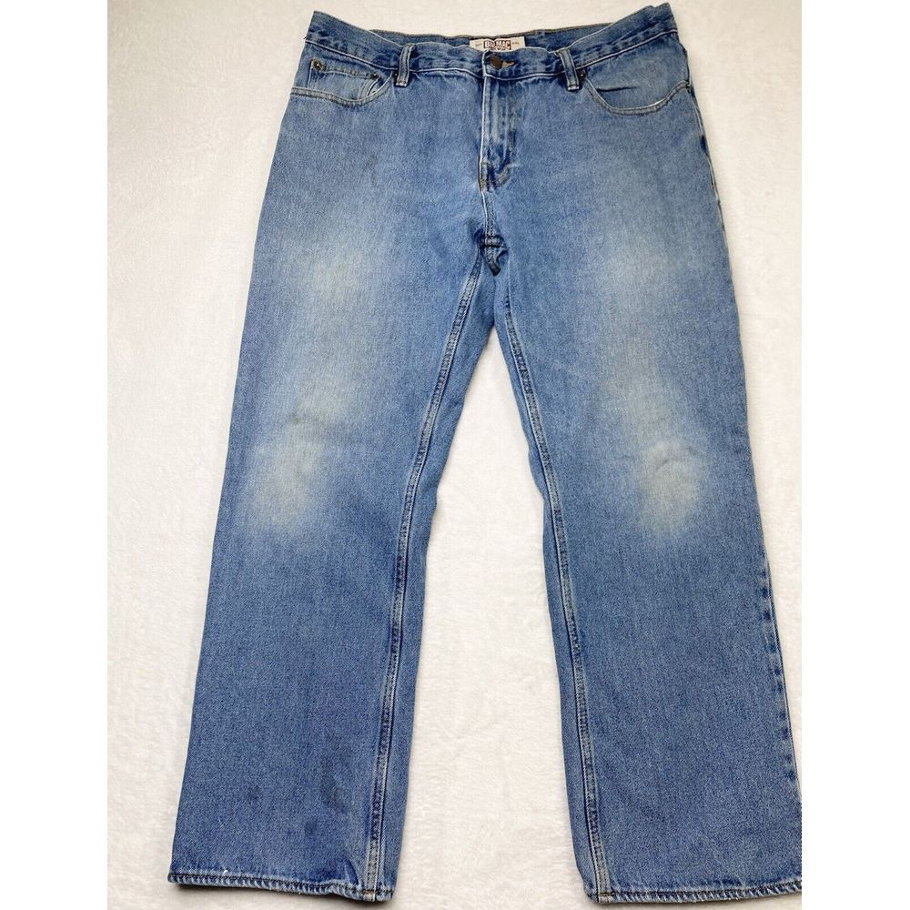 Big‎ Mac Workwear Jeans Mens 36x30 Blue Fade Worn Measures 33x27 Baggy VTG